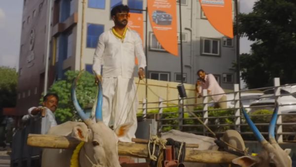 farmer bullock cart Vellfire delivery