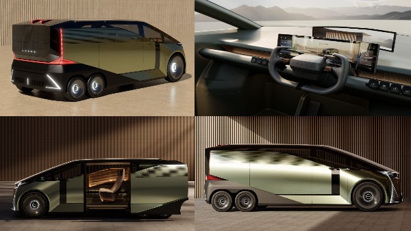 lexus ls 6 wheel van concept