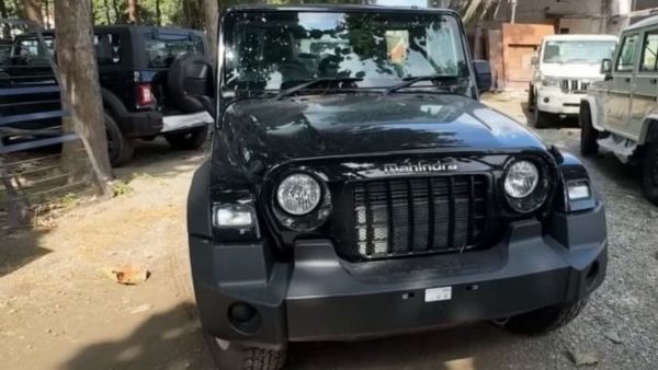 mahindra thar facelift base variant front