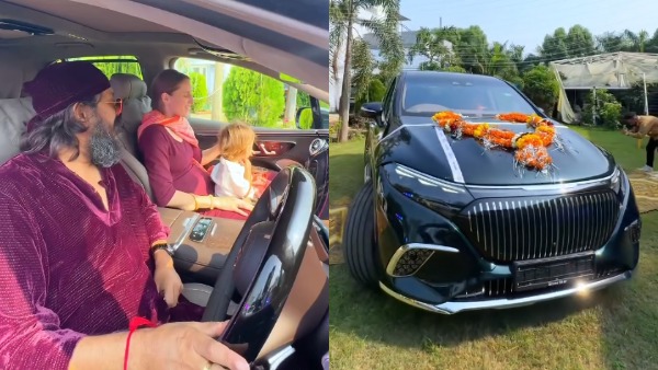 New Osho Baba Swami Prem Paras Buys Mercedes Maybach EQS 680 Luxury Electric SUV