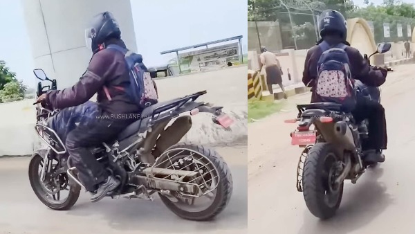 Himalayan 750 spotted with alloy wheel