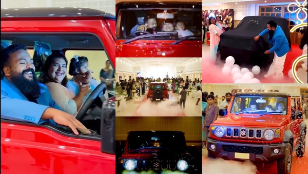 Social Media Influencer Susan Abraham Gifted Jimny To Husband