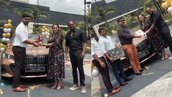 Vidhu prathap buys bmw 5 series
