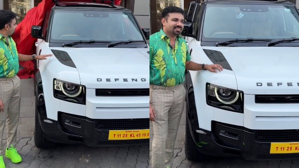 Achayans Gold Owner Tony Buys New Land Rover Defender Luxury SUV Worth Crores