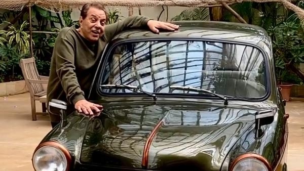 dharmendra first fiat 1100 car