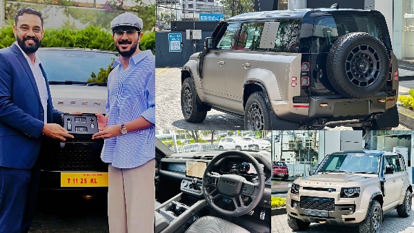 Dulquer Salman Added New Defender Octa To Garage Images Inside
