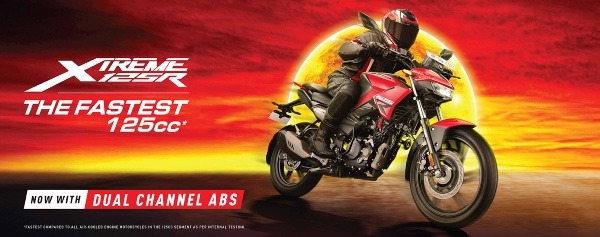 hero xtreme 125r dual-channel abs