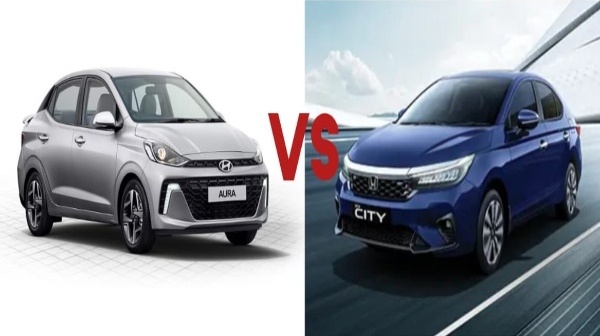 Honda City vs Hyundai Aura
