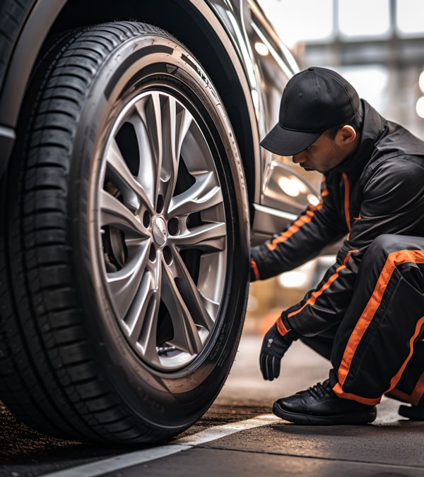 how to rotate a car tyre