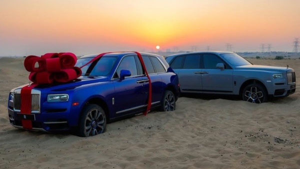 nargis fakhri rolls-royce birthday gift