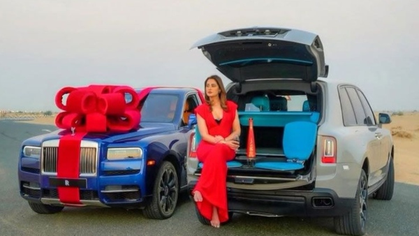 nargis fakhri rolls-royce birthday gift