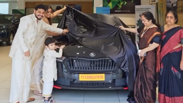 Parvathy R Krishna Buys Skoda Slavia Images Goes Viral