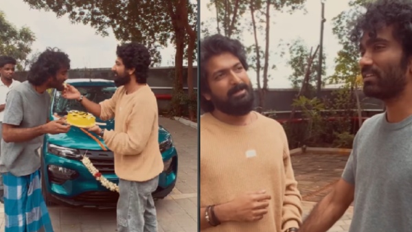pradeep ranganathan gifts friend car
