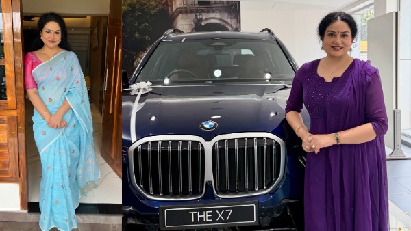 Actress Sheelu Abraham Brings Home New Bmw x7 Images Goes Viral