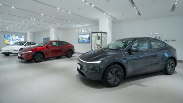 tesla showroom gurugram