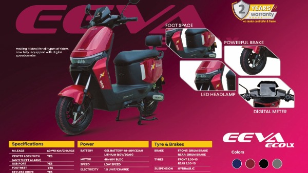 Zelio Eeva Low Speed Electric Scooters Launched In India Price Starts From Rs 51 551