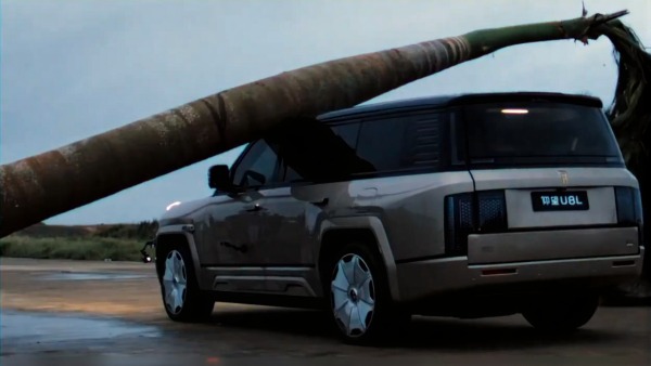 BYD YangWang U8L SUV Palm Tree Drop Test Goes Viral