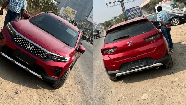 Honda WR-V SUV Spied In India