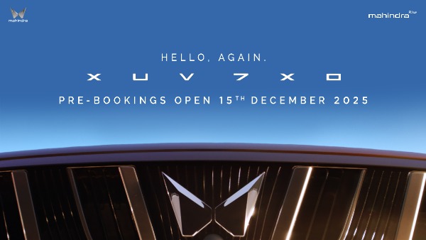 Mahindra XUV 7XO Pre-Bookings To Start From December 15