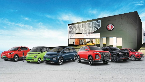 mg motor india car range