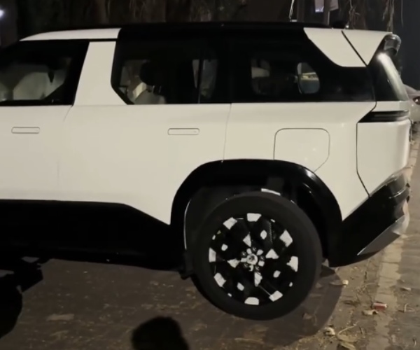 Tata Sierra Pristine White Spotted Before Official Booking