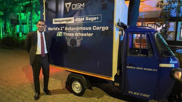 osm swayamgati cargo autonomous three-wheeler