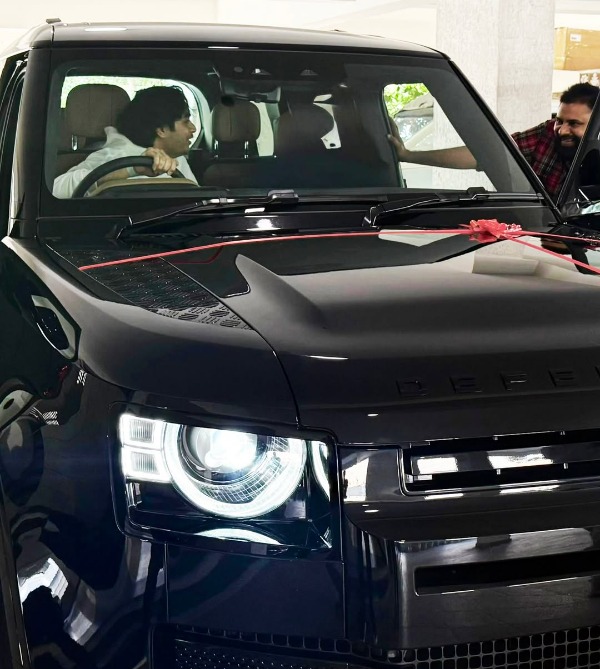 Actor Pawan Kalyan Gifted Land Rover Defender SUV To OG Director Sujeeth