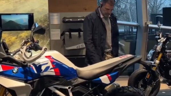 Rahul Gandhi BMW visit