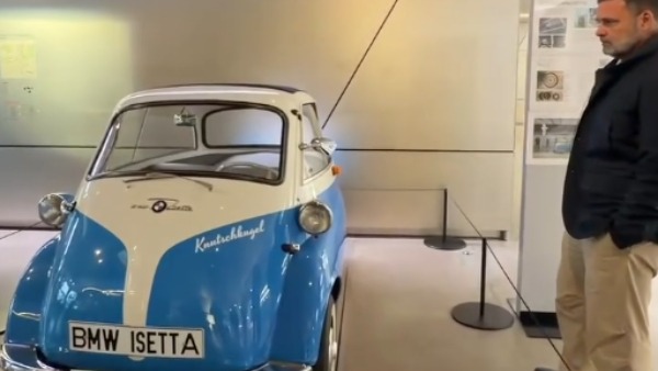 Rahul Gandhi BMW visit