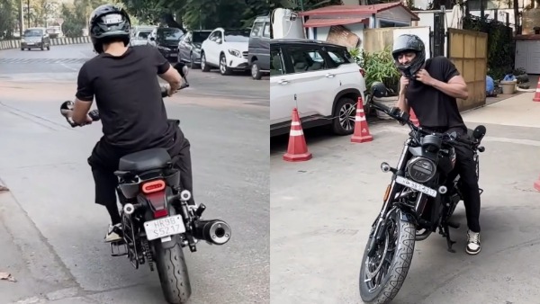 Saiyaara Fame Ahaan Panday Riding Harley Davidson X440 Roadster Bike