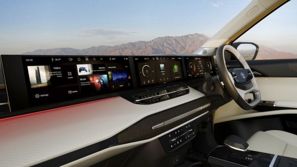 tata sierra passenger display