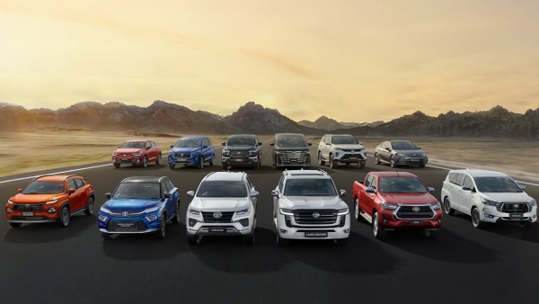 toyota car range