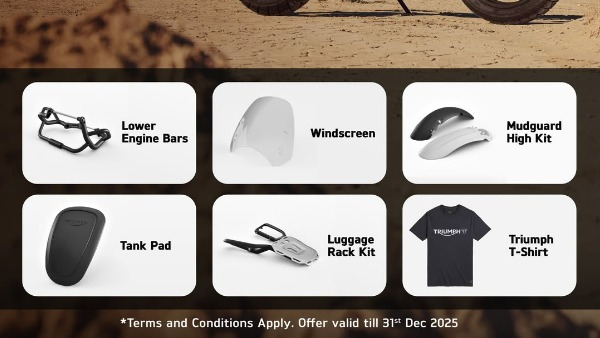 Triumph Scrambler 400X Now Available With Free Accessories Worth Rs 13 300
