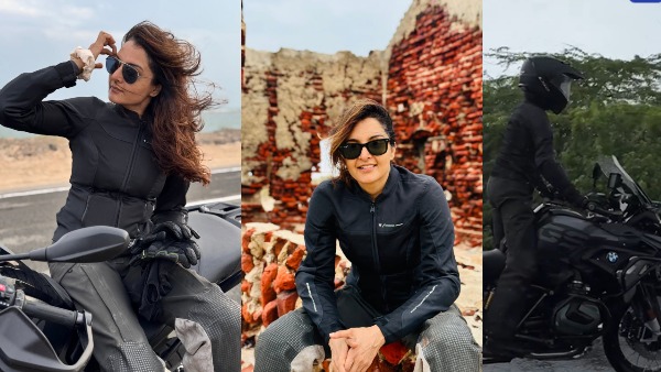 manju warrier riding bmw