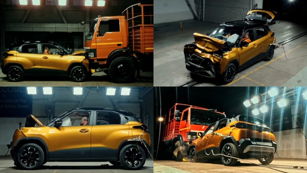Tata Punch Facelift Crash Test With Truck And Got 5-Star Safety Rating In BNCAP
