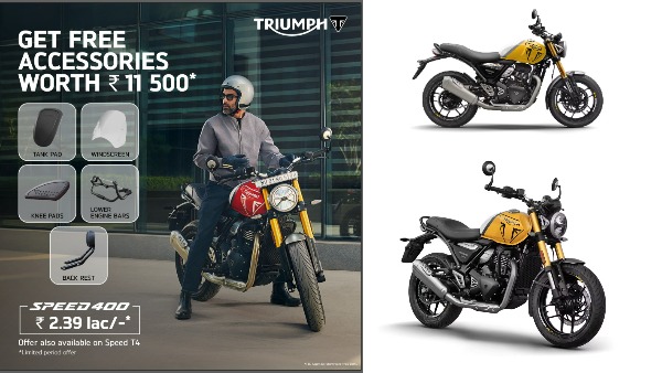 Triumph Speed 400 And Speed T4 Now Available With Free Accessories Worth Rs 11 500