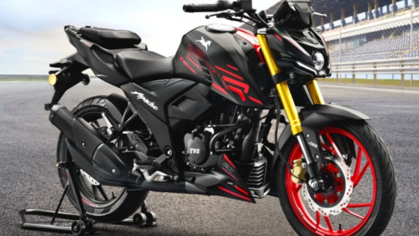 TVS Apache projector LED headlamp