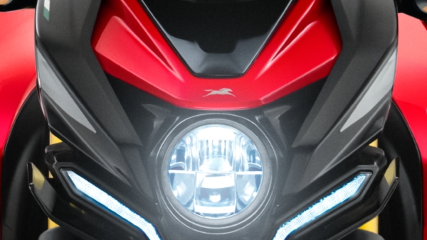 TVS Apache projector LED headlamp