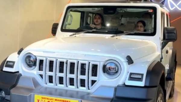 varsha ramsh buys mahindra thar roxx