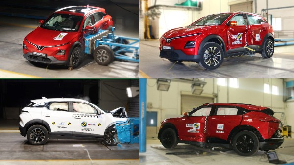 VinFast VF6 And VF7 Electric SUVs Score 5-Star Safety Rating In Bharat NCAP Crash Test