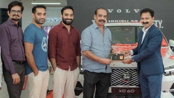akhil sathyan gifts-volvo-father sarvam maya success