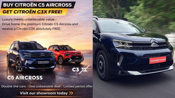 citroen c5 aircross buy one get one free offer