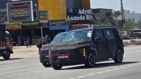 kia syros ev spotted testing