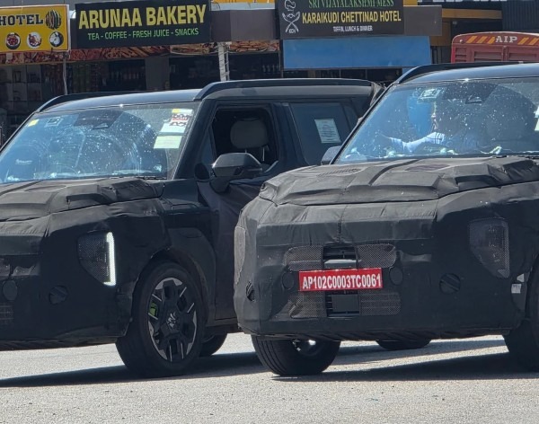kia syros ev spotted testing