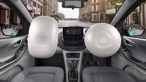 tata tiago dual front airbags