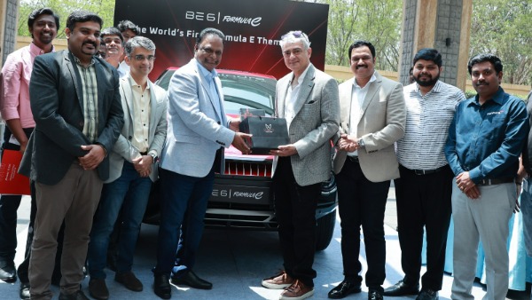 Actor Ajith Kumar Gets Delivery Of His New Mahindra BE 6 Formula E Edition Electric SUV