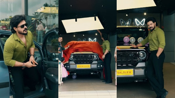 Actor Arun Olympian Buys Mahindra Thar Roxx Star Edition SUV