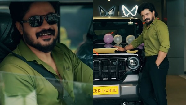 Actor Arun Olympian Buys Mahindra Thar Roxx Star Edition SUV