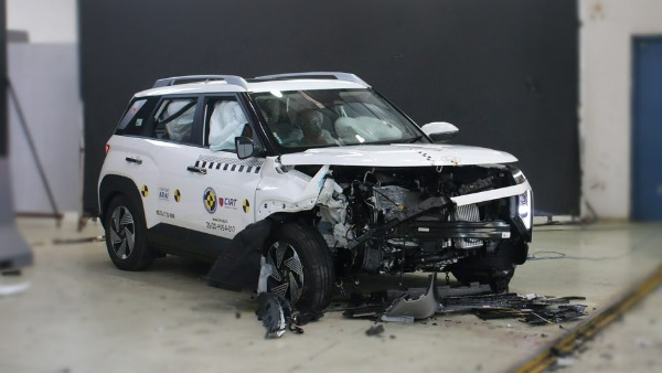 New Hyundai Venue Gets 5 Star Safety Rating In Bharat NCAP Crash Tests