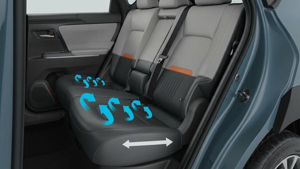 kia syros ventilated rear seats
